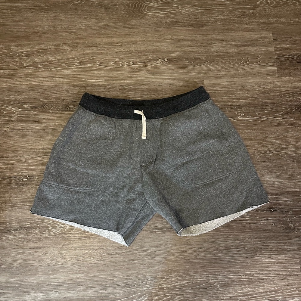 Chubbies Gray Casual Shorts with Black Waistband